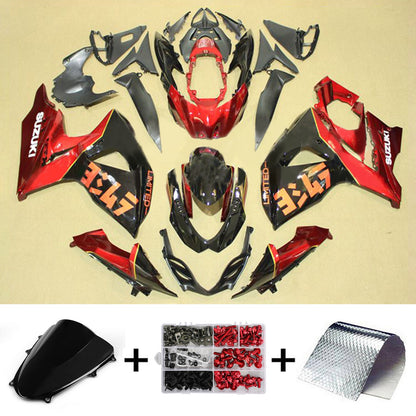 Amotopart Suzuki GSXR1000 2009-2016 K9 Kit carena Carrozzeria Plastica ABS