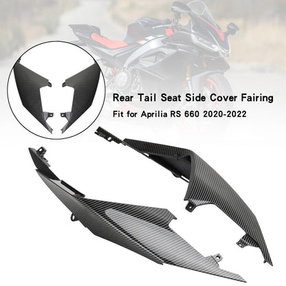 Aprilia RS 660 2020-2024 Carena coperchio laterale sedile posteriore in carbonio ABS