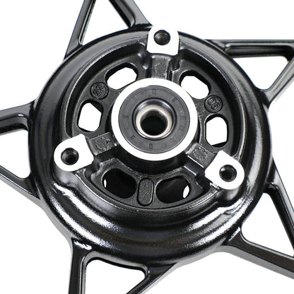 Cerchio posteriore ruota posteriore nero per Kawasaki Z400 EX400 Ninja 400 ABS 2018-2023 Generico