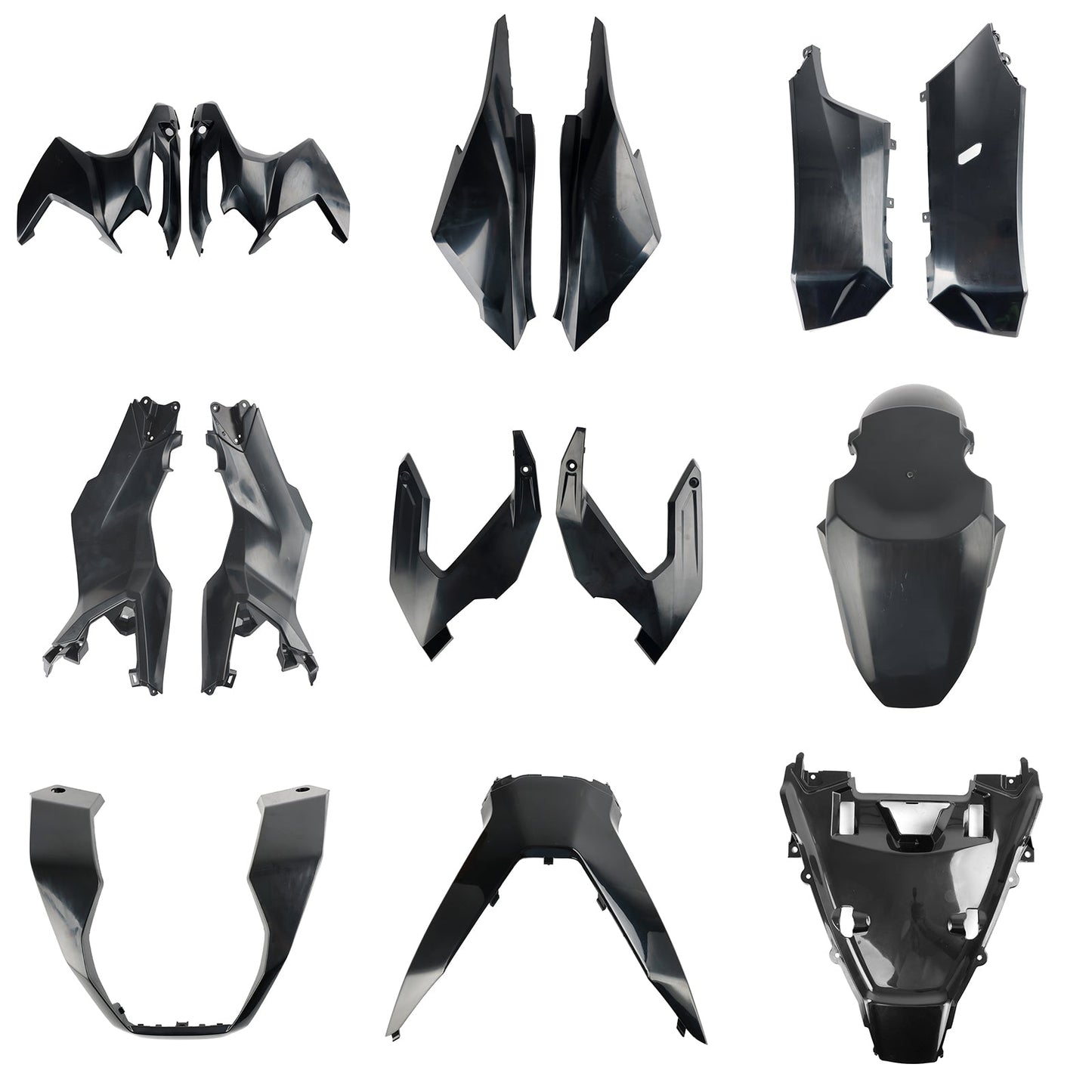 Honda ADV 160 2023-2024 Carrozzeria Carena Stampaggio ad iniezione ABS Non verniciato