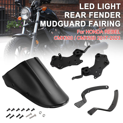Honda REBEL CMX 300 500 2017-2025 Luce a LED Parafango posteriore Parafango Carena