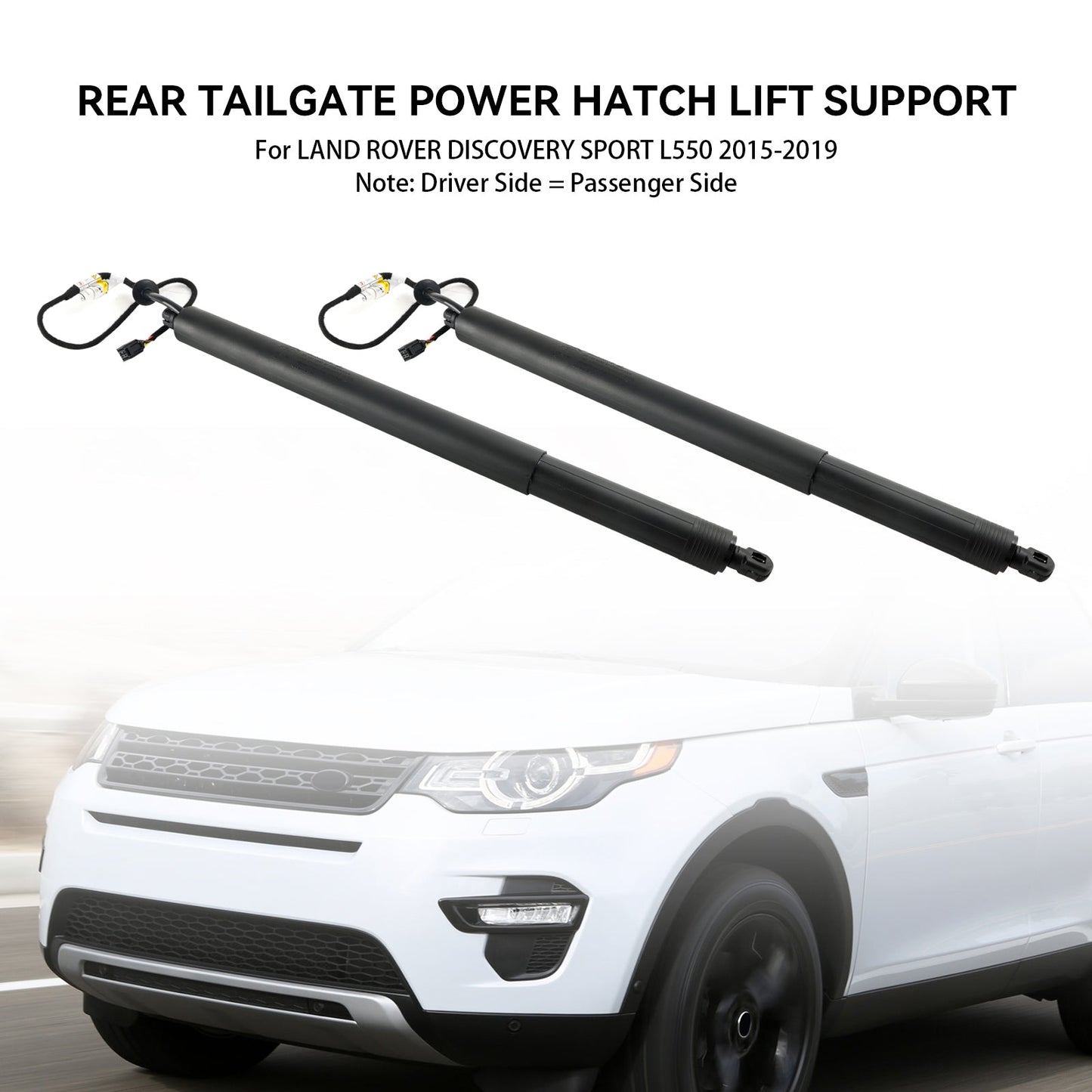 LR074798 Per 2015-2019 LAND ROVER DISCOVERY SPORT L550 Puntone portellone elettrico 2 pezzi