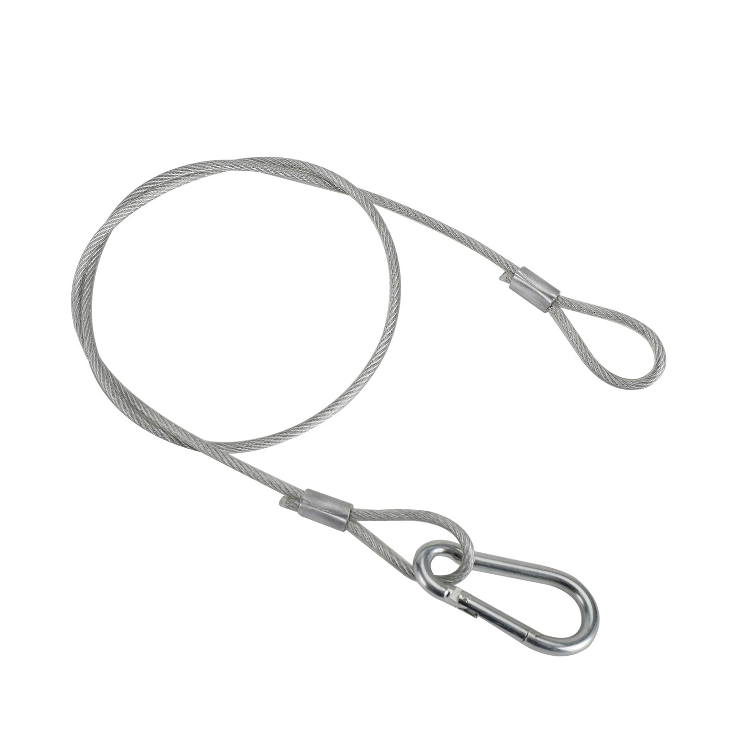 1/5/10Pcs 26.4"Cavo di sicurezza di sicurezza in filo di acciaio per luce da palcoscenico con morsetto Par Light