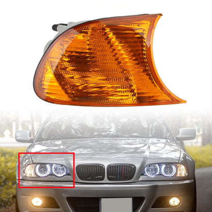 Luci d&#39;angolo sinistra/destra Indicatori di direzione per BMW E46 2 porte 1998-2001 Y Generico