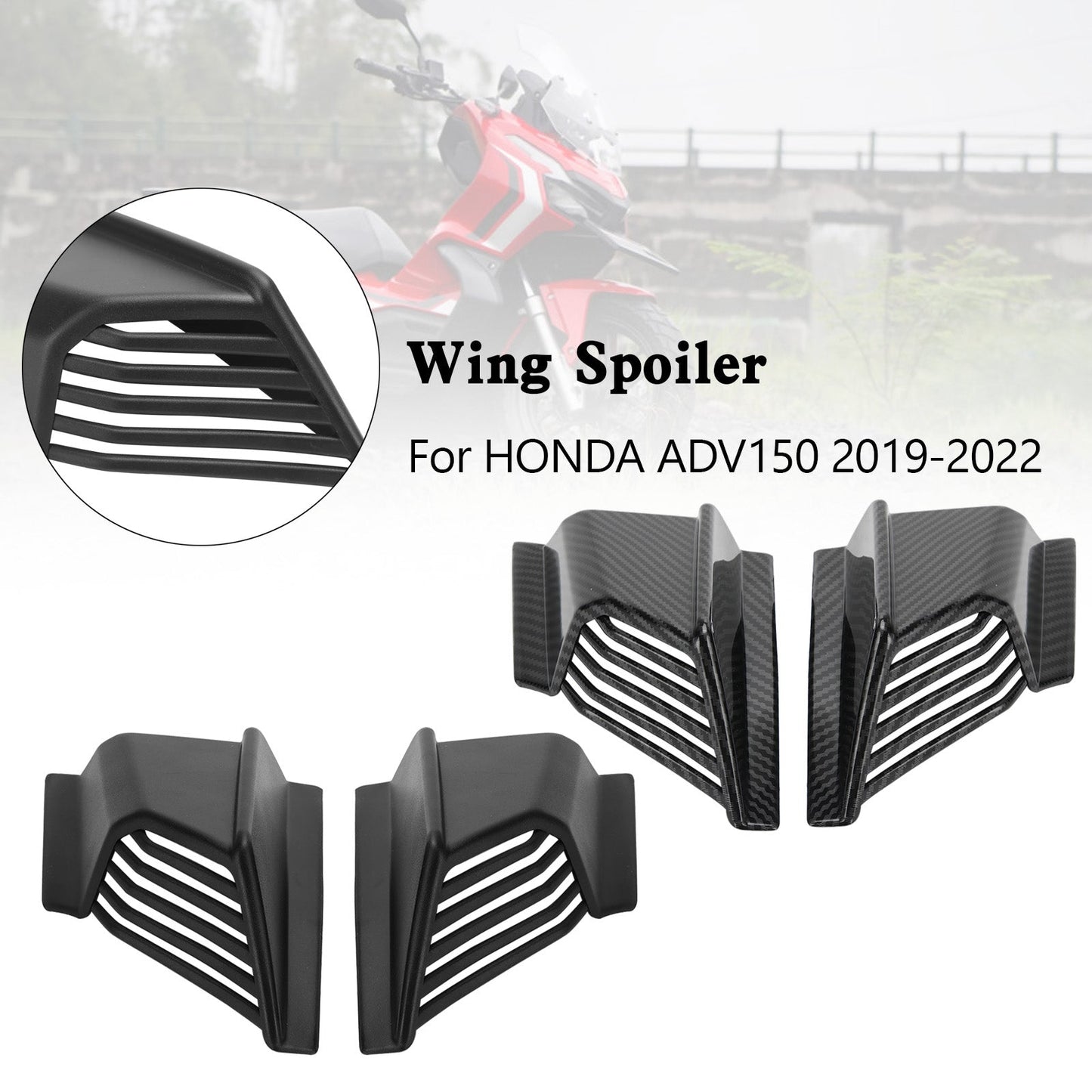 HONDA ADV-150 2019-2022 Corpo Winglet Deflettore laterale Air Wing Spoiler