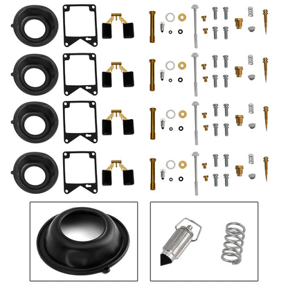 4X 1981-1983 Yamaha Virago 750 XV750 Carburatore Ricostruzione Kit di Riparazione