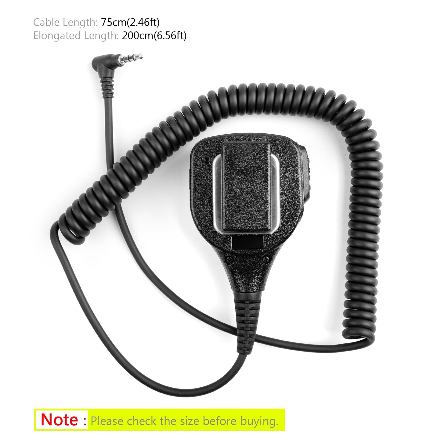 Microfono con altoparlante palmare per Yaesu VX2R VX3R VX5R Radio Walkie-talkie