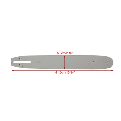 Barra di guida per motosega da 14" 501959252 3/8" calibro .050 52 maglie di trasmissione per Husqvarna