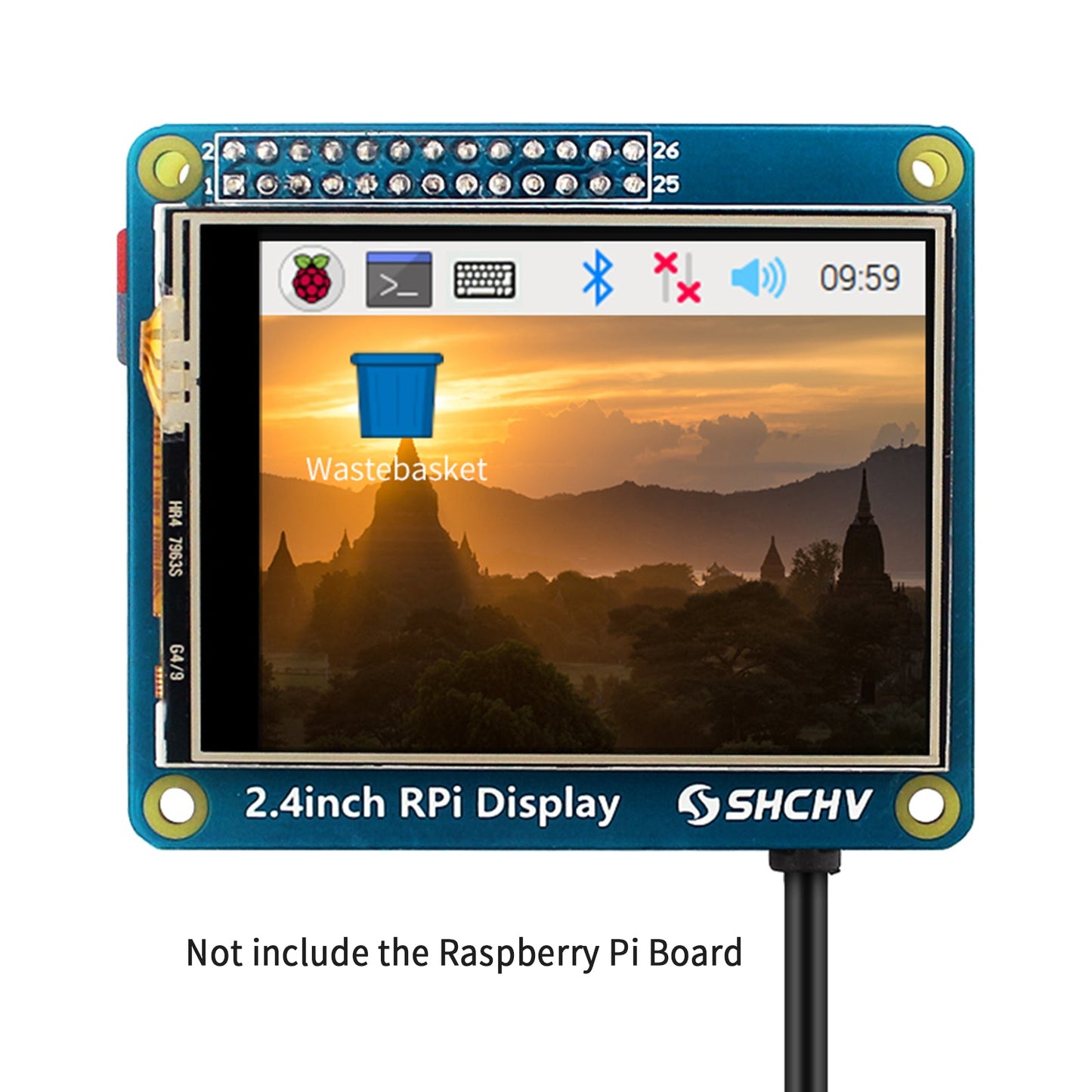 Display a LED da 2,4 pollici 320 * 240 Pixel adatto per Raspberry Pi 4B 3B+ Zero 2 W