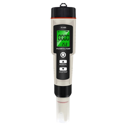 Penna per test portatile 4 in 1 ricca di idrogeno Tester per misuratore di qualità dell'acqua PH/ORP/TEMP