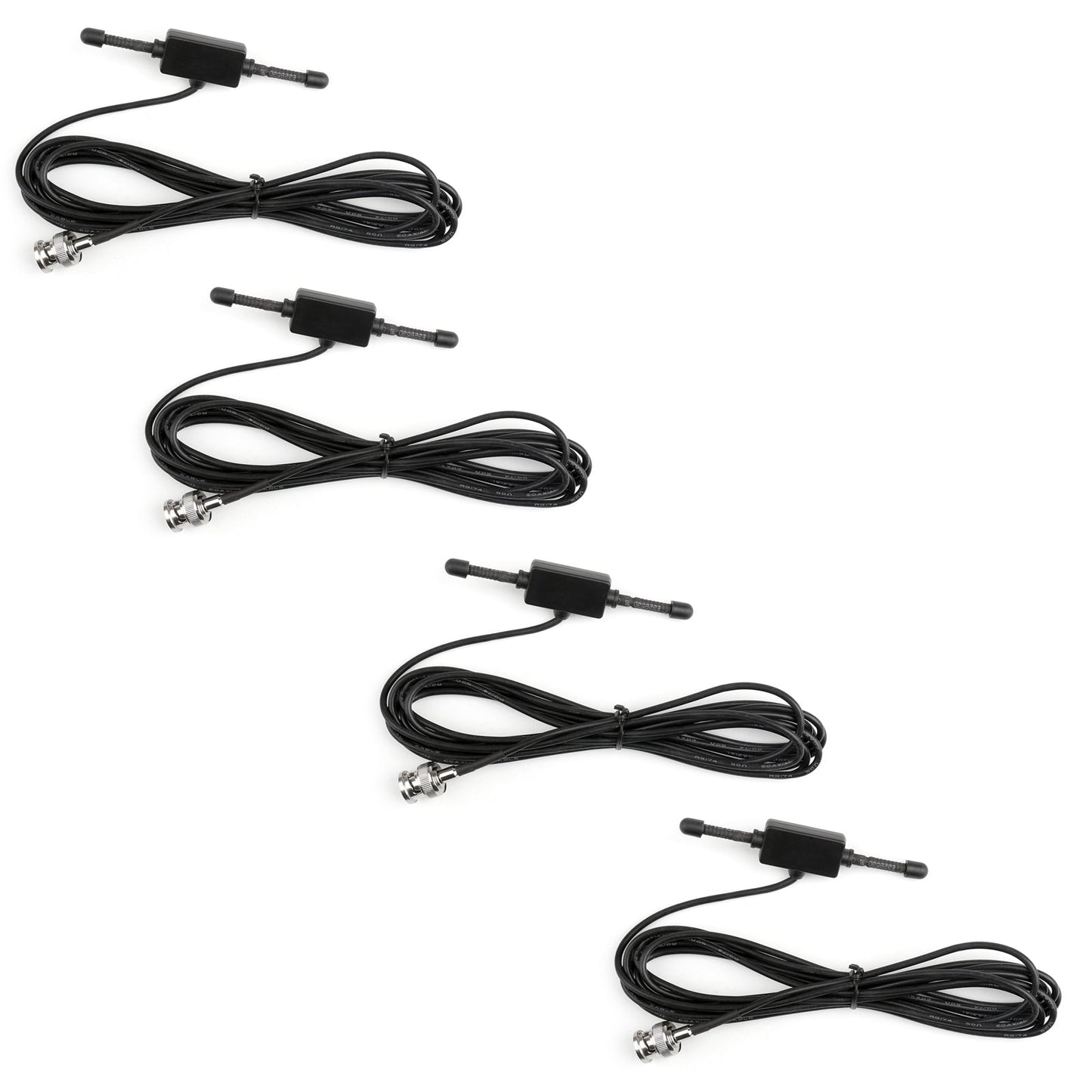 Antenna scanner per Uniden Radio BNC Glass Mount 4" Mobile Full Band