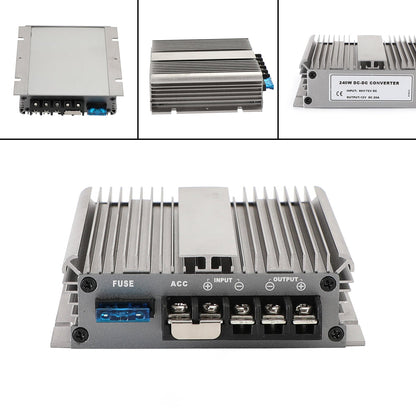 Regolatore di alimentazione del convertitore CC impermeabile 20A 48/60/72V Riduci a 12V