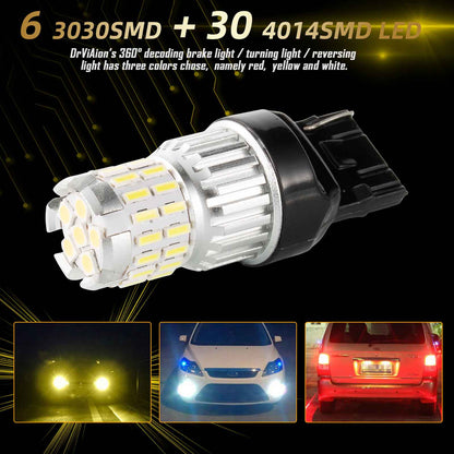 2x 1200LM Canbus LED Lampadina LED Daytime Running Light Lamp Bianco Generico