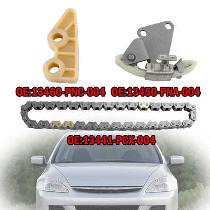 2003-2007 Honda Accord 2.4L L4 non per 3.0L V6 Kit guida tendicatena pompa olio 13441-PCX-004 13460PNC004