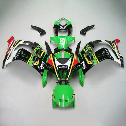 Amotopart Kawasaki 2016-2019 ZX10R Verde Green Color Mix Tub