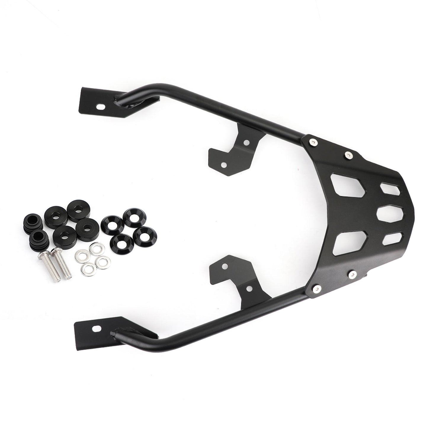 Portapacchi posteriore nero per bauletto per Honda X-ADV 750 XADV 750 2016-2020 Generico