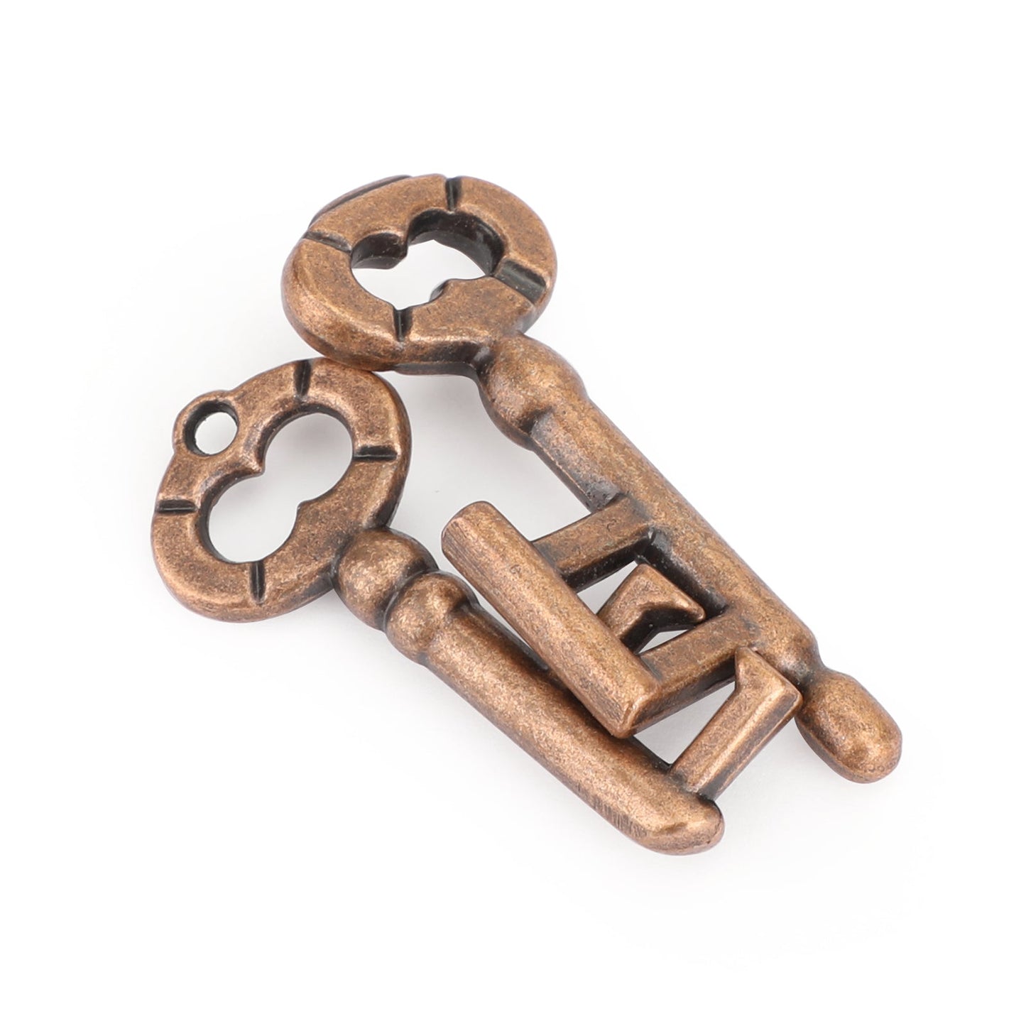 Scatola di puzzle in lega d&#39;epoca IQ Mind Puzzle Box Metal Lock Toys Rompicapo Game Key Lock