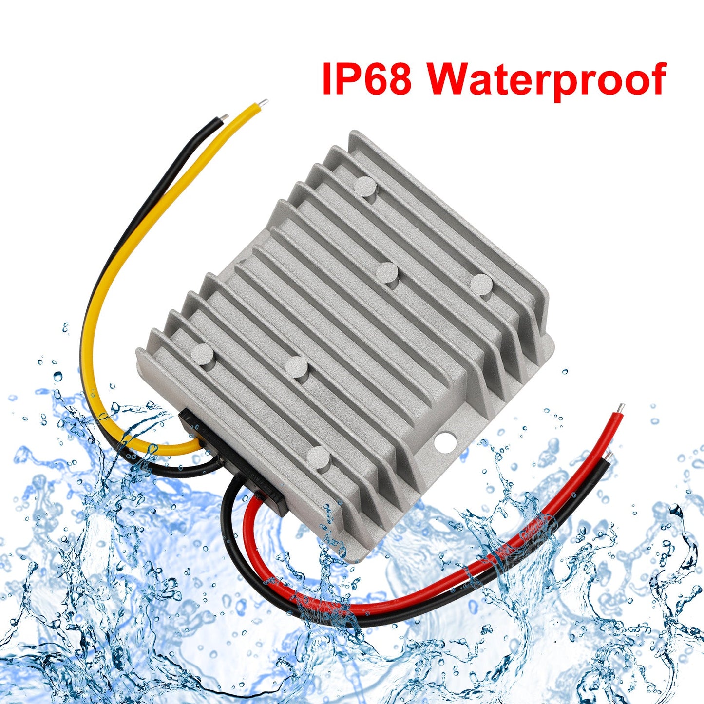 Regolatore convertitore DC/DC impermeabile 12V Step Up fino a 13,8V 5A 69W