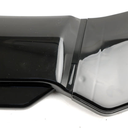 4 pezzi protezione diffusore splitter kit corpo labbro paraurti anteriore universale per auto nero