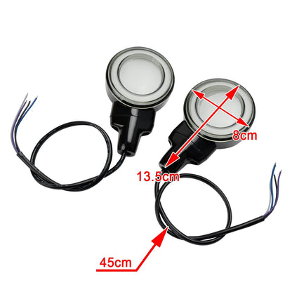 Indicatore di direzione anteriore piatto a LED per Heritage Softail Classic Touring 99-23
