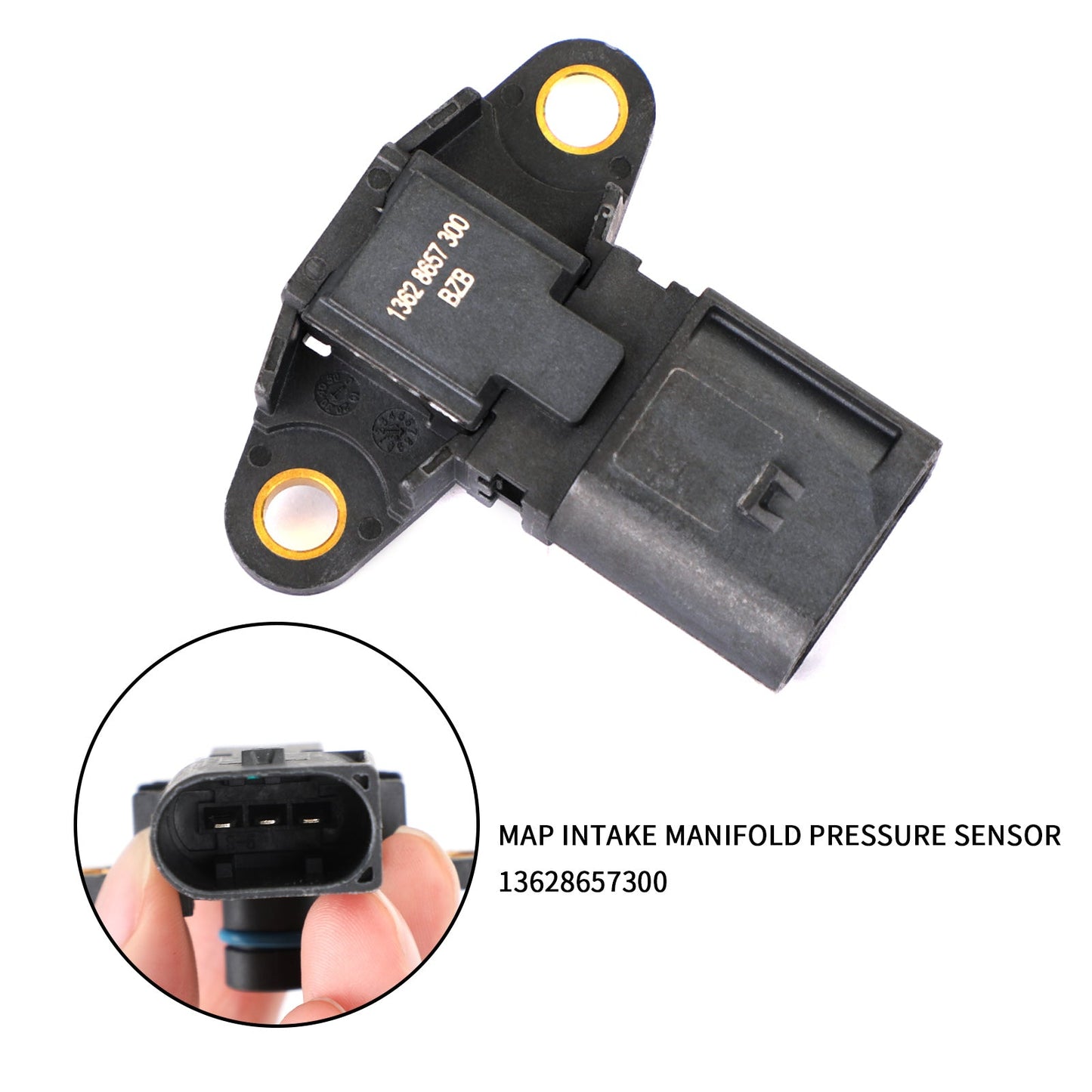 BMW 1 3 5 6 7 Serie 2002-2013 Sensore MAP sensore pressione aspirazione aria 13628657300