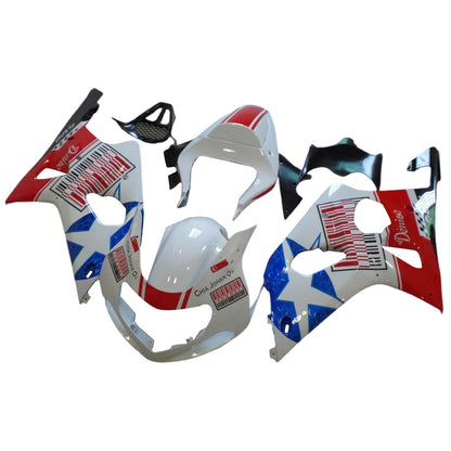 Amotopart Suzuki GSXR1000 2000-2002 K1 K2 Kit carena Carrozzeria Plastica ABS