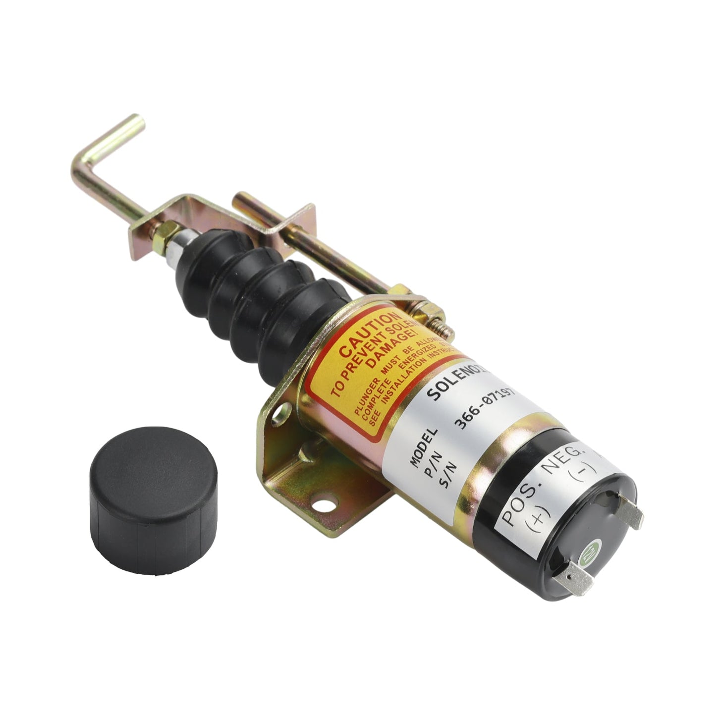 Solenoide di intercettazione carburante 366-07197 SA-3405T per Lister Petter 12V 1502-12C7U2B2S1