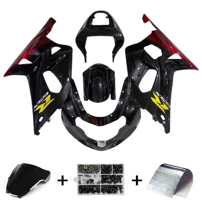 Amotopart Suzuki GSXR1000 2000-2002 K1 K2 Kit carena Carrozzeria Plastica ABS