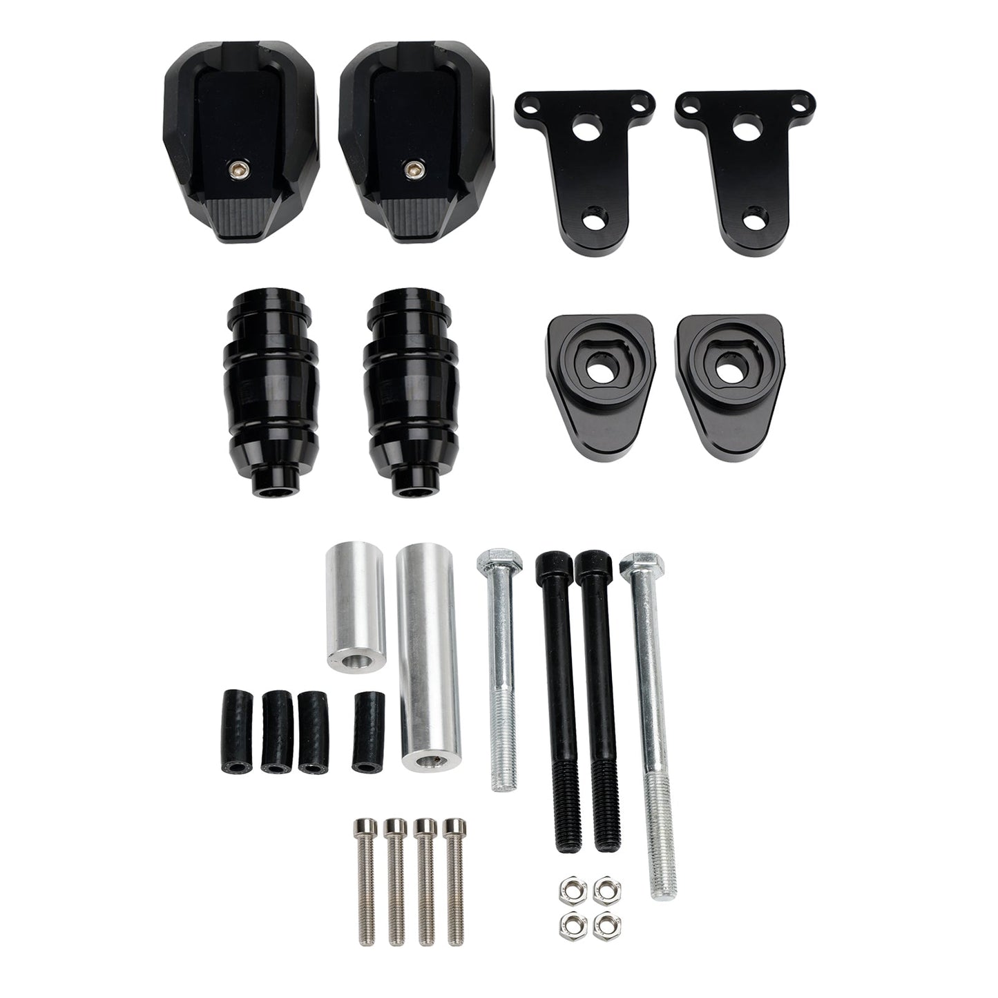 Kawasaki Ninja 400 Z400 2018-2023 Slider protezione bobina alluminio nero