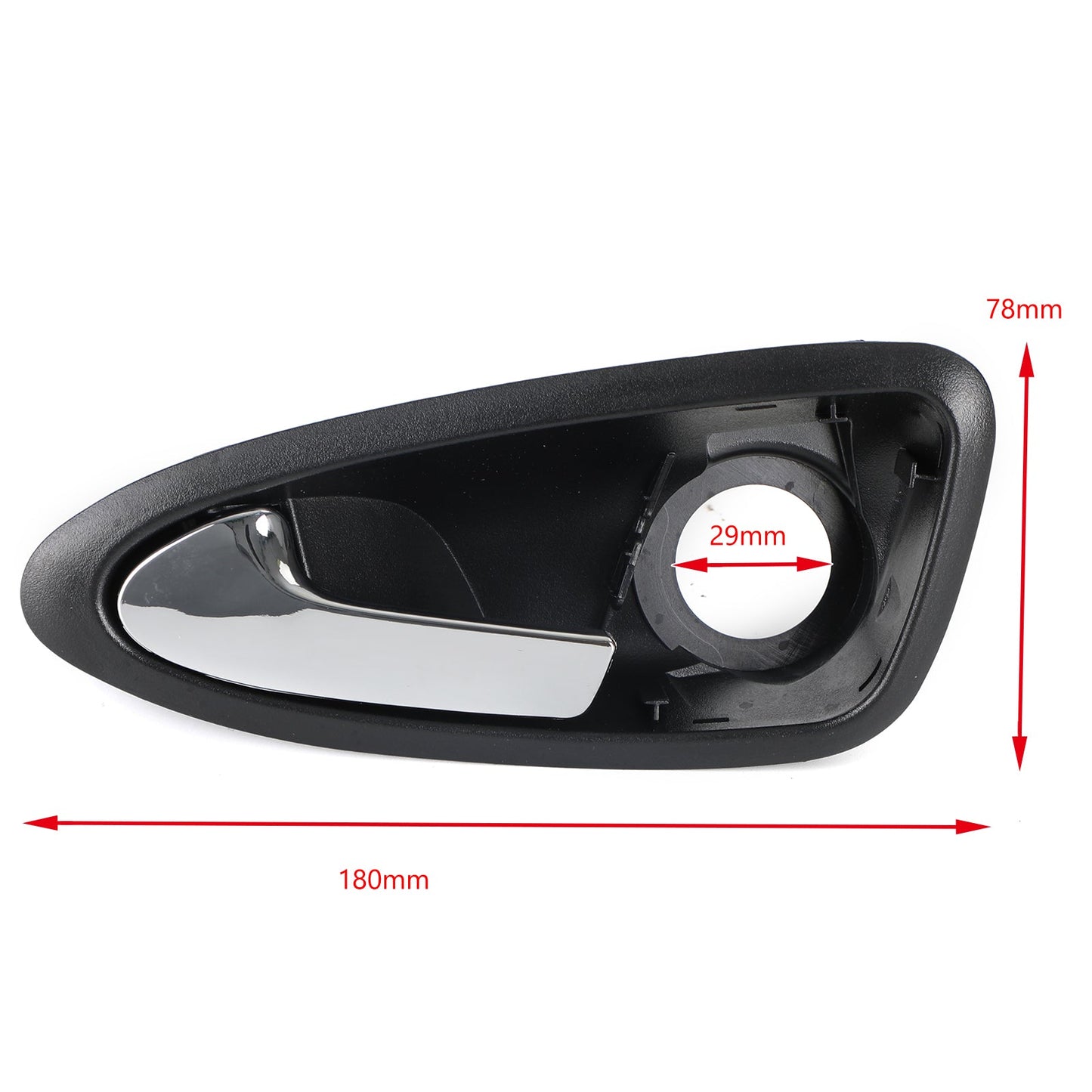 Maniglia per porta interna interna anteriore sinistra 6J1837113A Per Seat Ibiza IV 2009-2012 Generico