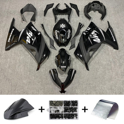 Amotopart Kawasaki EX300/Ninja300 2013-2017 Kit carena Carrozzeria Plastica ABS