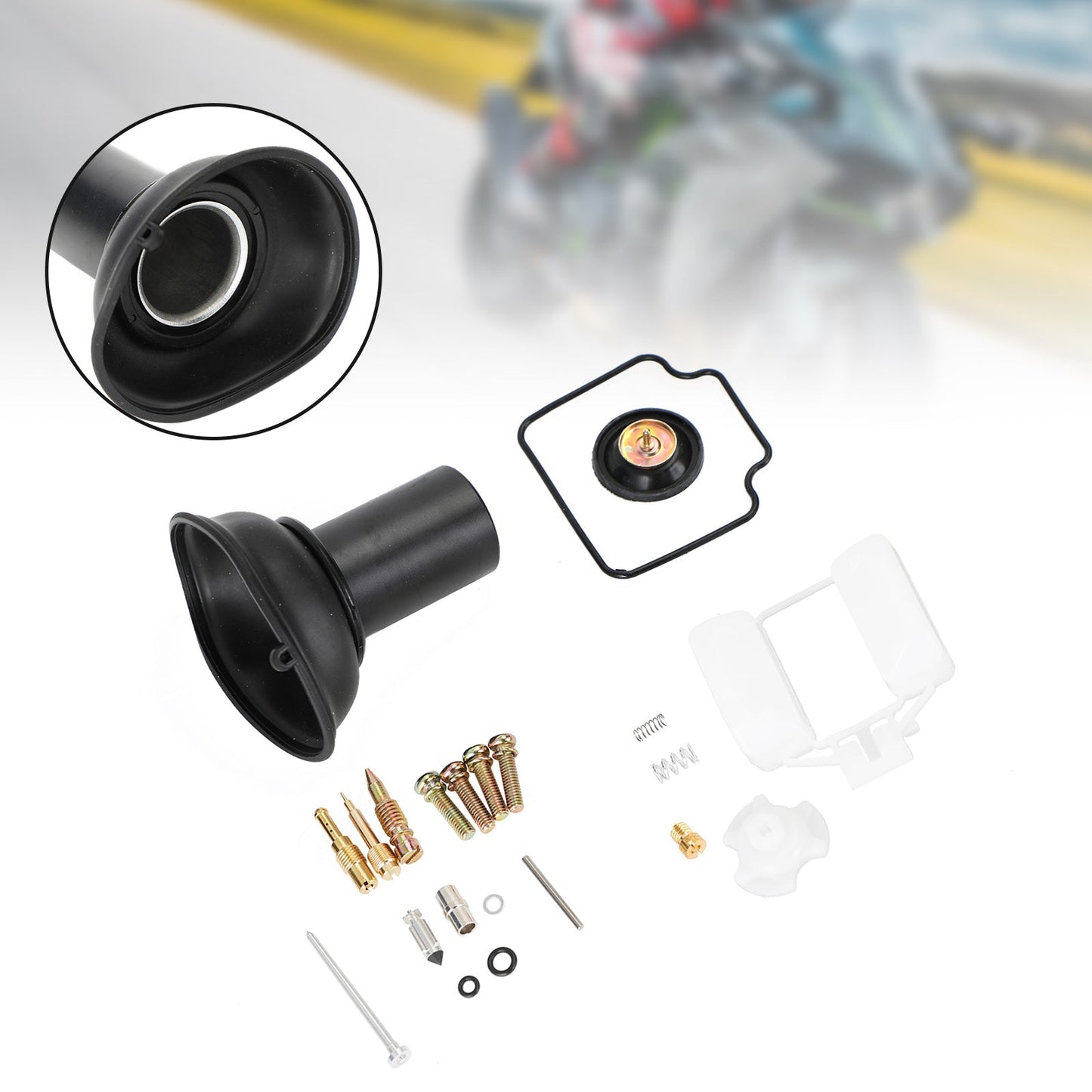 Carburatore Carb Rebuild Kit adatto per Honda CBX250 Twister cilindro moto Generico