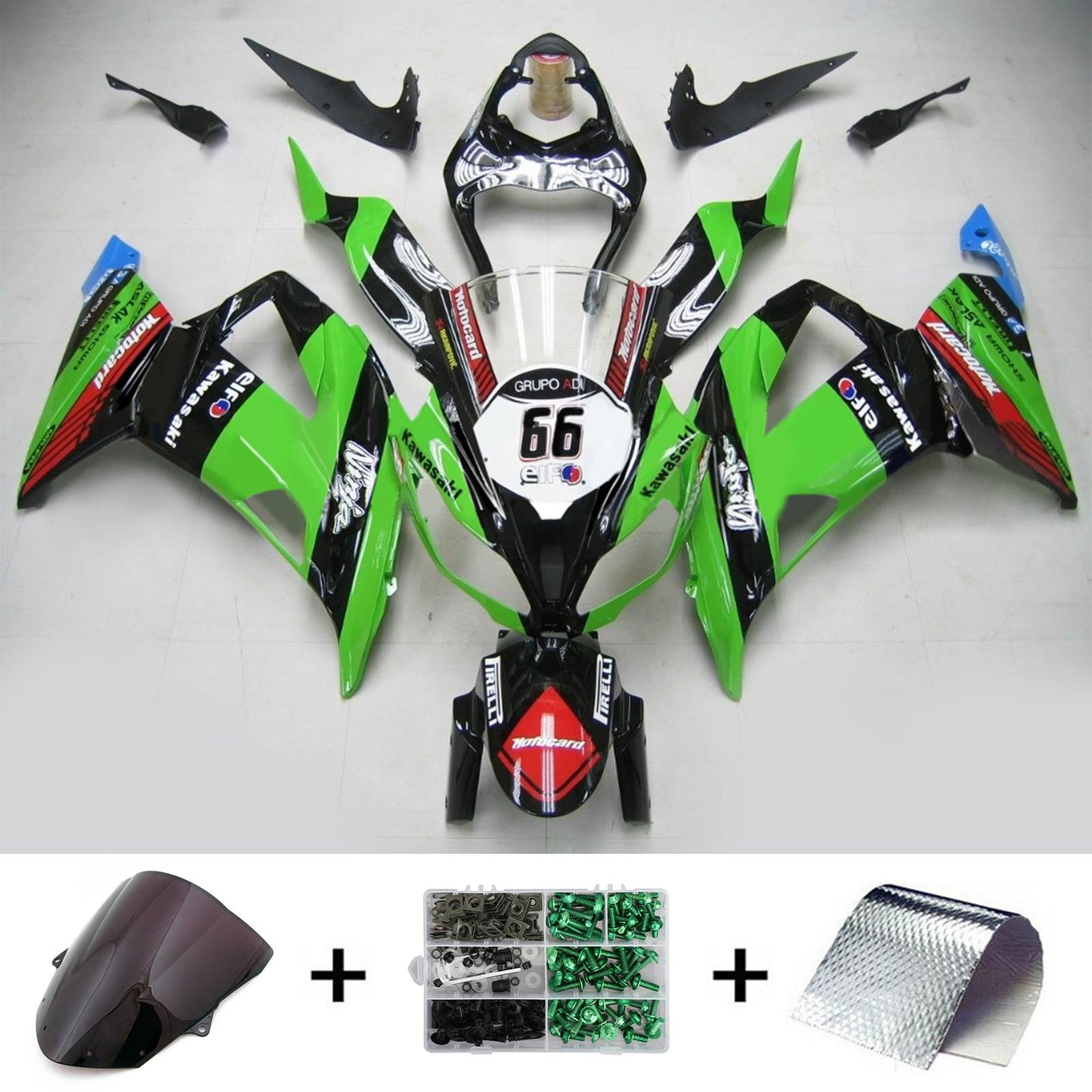 Kit Carenatura Per Kawasaki ZX6R 636 2013-2018 Generico