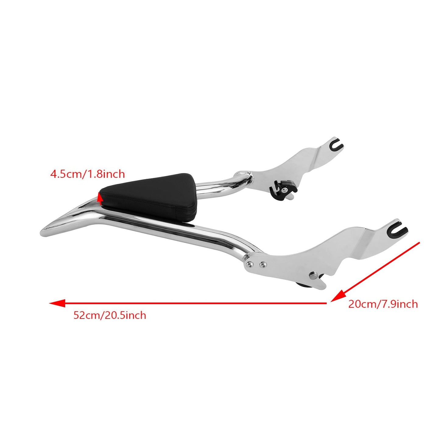 2009-2022 CVO Road Glide Street Road King Schienale Sissy Bar