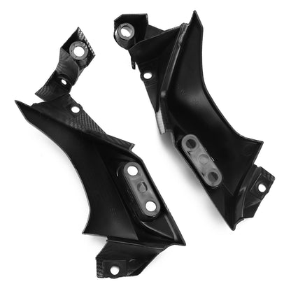 Carena carenatura pannello centrale telaio laterale per Yamaha YZF R1 2004-2006 Carbonio generico