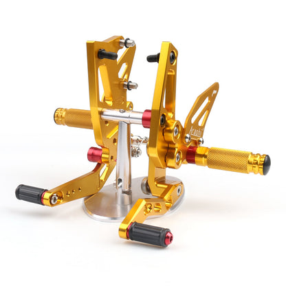 Pedane arretrate regolabili CNC per Triumph Speed Triple 1050 2011-2015 Generico