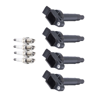 2010-2012 Lexus HS250H L4 2.4L 4x bobina di accensione + candela UF333 UF494