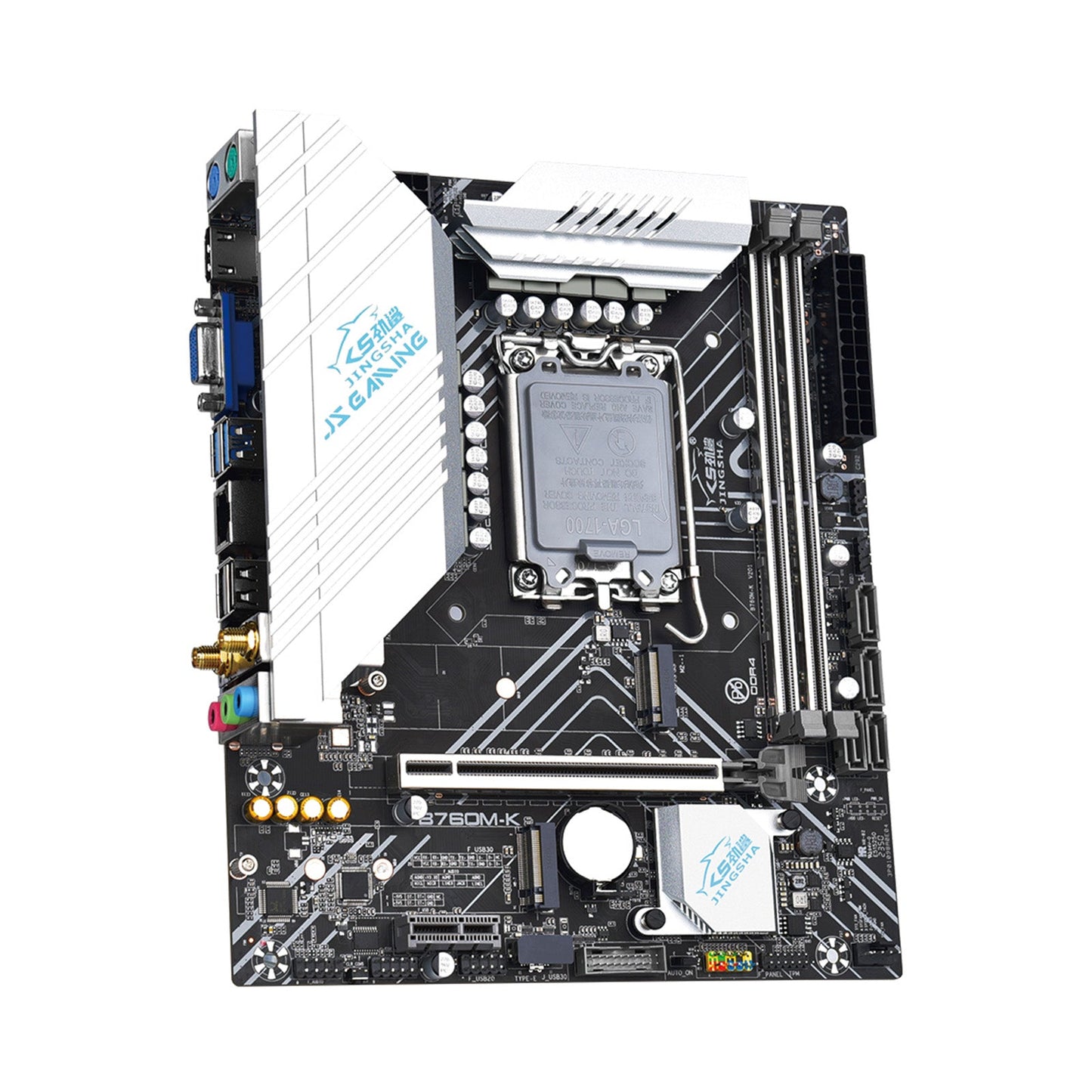 Scheda madre B760M-K Memoria DDR4 LGA-1700 pin La doppia interfaccia M.2 supporta il Wi-Fi