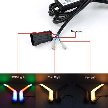 Can Am Maverick X3 MAX 2017-2023 Indicatore di direzione anteriore caratteristico RGB