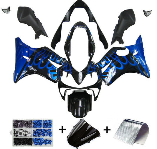 Amotopart 2004-2007 CBR600 F4i Honda Cladding Blue Kit