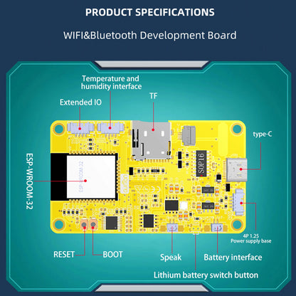 Scheda di sviluppo ESP32 Touch screen Bluetooth WiFi Smart Display da 2,4 "240 * 320