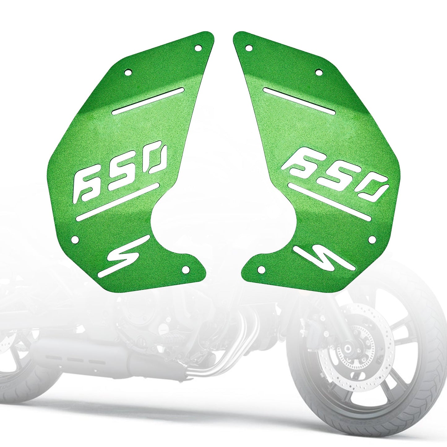 Kawasaki Vulcan S En650 Vn650 2015-2022 Piastra di copertura del motore Pannello laterale verde Cafe