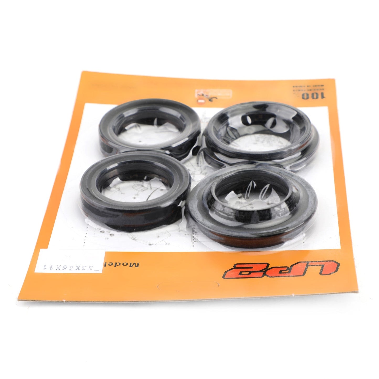 Kit Paraolio e Parapolvere Forcella per Kawasaki KLX140L KLF150 KLX125C KX65 00-18 92049-1524 Generico