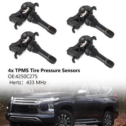4 sensori di pressione pneumatici TPMS 4250C275 per Mitsubishi Attrage Mirage Pajero generico