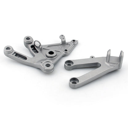 Anteriore + Posteriore Pedane Poggiapiedi Staffa Fit per Honda CBR 600 RR 2005 2005 Generico