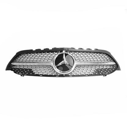 Benz Classe A W177 2019-2023 Griglia paraurti anteriore Diamond nera/cromata