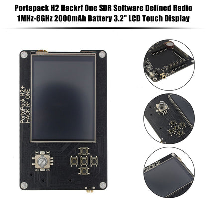 HackRF One V1.7.3 Portapack H2 1MHz-6GHz SDR Software Defined Wireless aggiornato