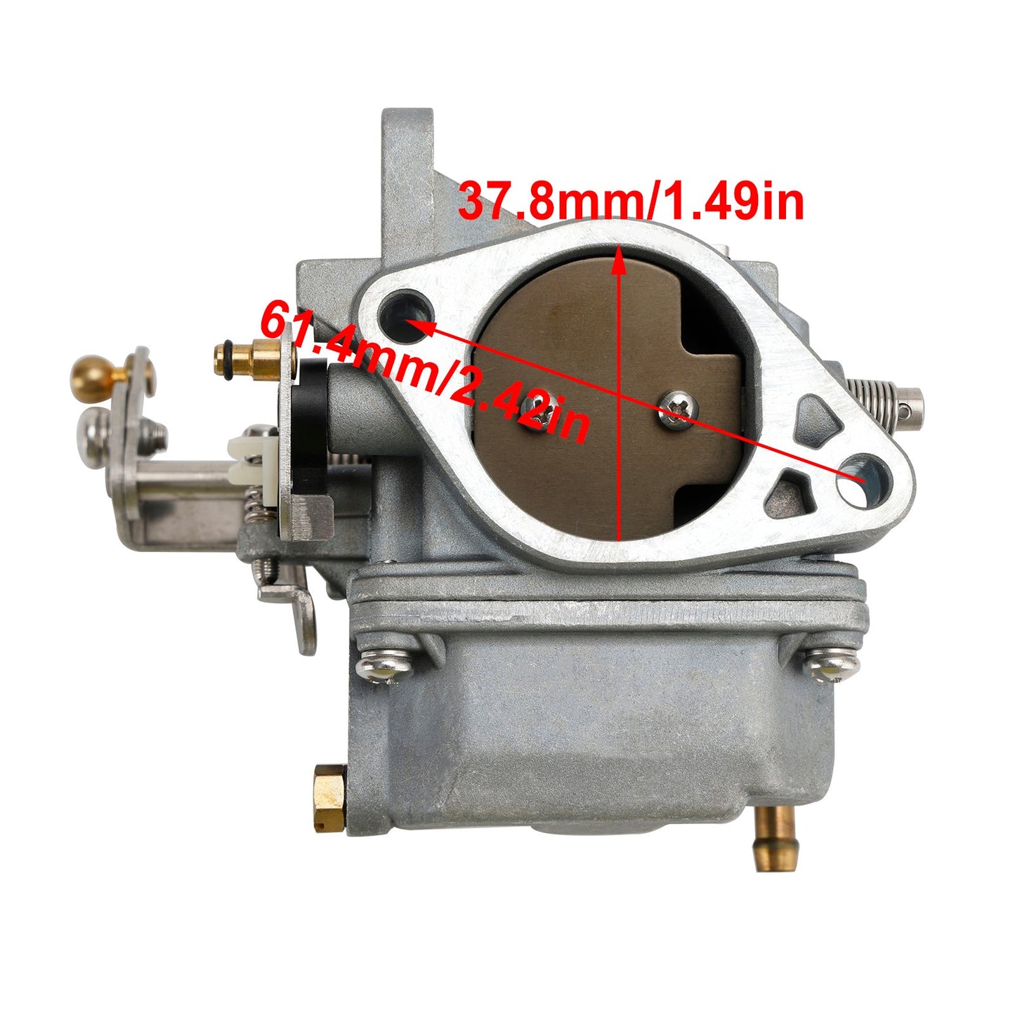 Carburatore Carb adatto per fuoribordo Yamaha 2 tempi 30HP T30 40HP T40 66T-14301