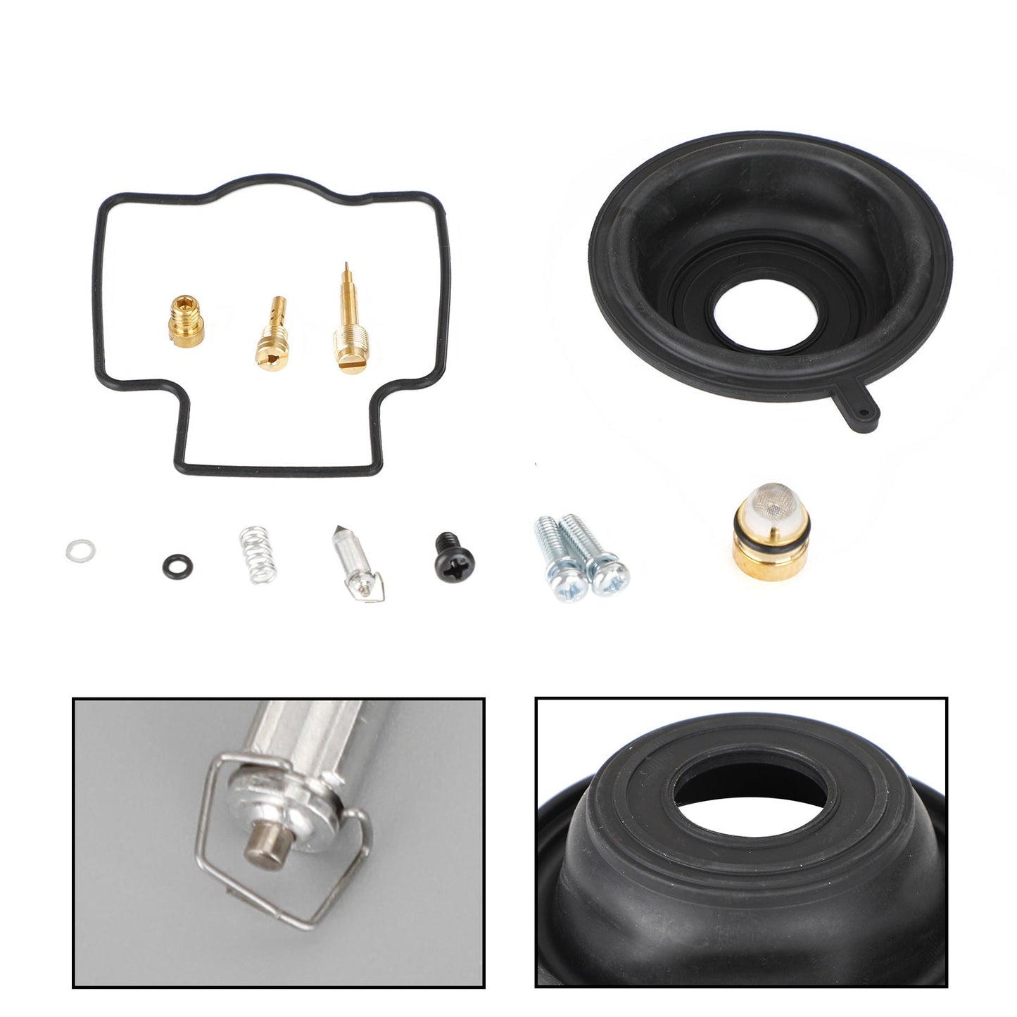 Carburatore Rebuild Kit adatto per Kawasaki ZXR250 1991-1995 ZX250 ZXR250R 1989-1991 Generico