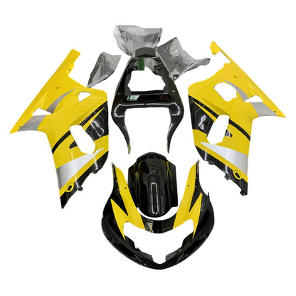 Amotopart Suzuki GSXR600 GSXR750 2001-2003 K1 Kit carena Carrozzeria Plastica ABS